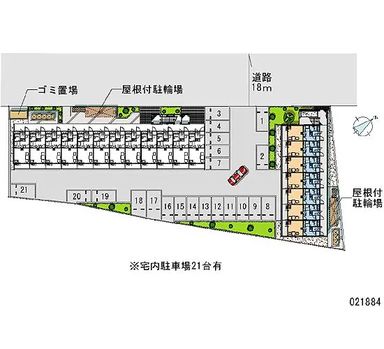 宇都宮市今泉町 月極駐車場